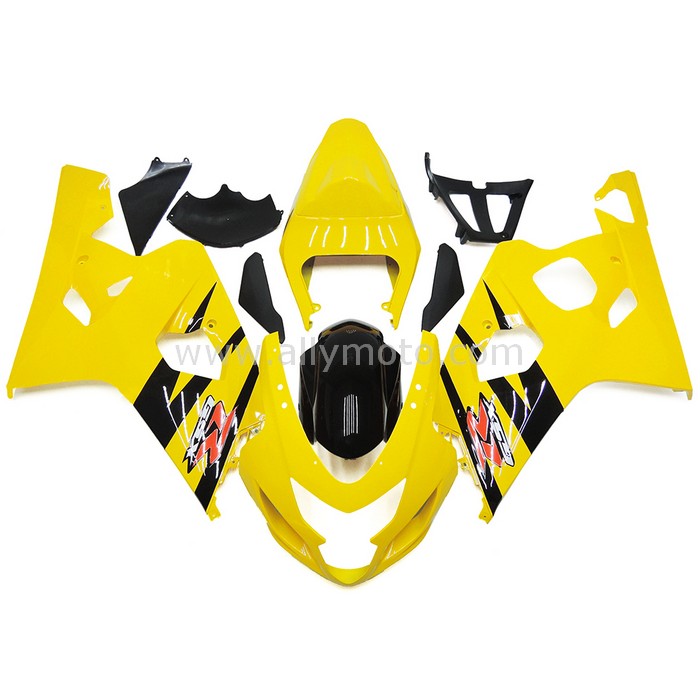 0309 Fairing Suzuki GSXR600 GSXR750 K4 04 05 Yellow Black 0309 Fairing Suzuki GSXR600 GSXR750 K4 04 05 Yellow Black